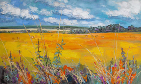 Fields at Harvest, East Linton