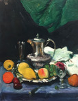Still Life with a Silver Teapot