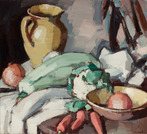 Still Life with Jug and Vegetables
